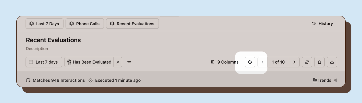 Schedule export dialog with frequency and recipient settings